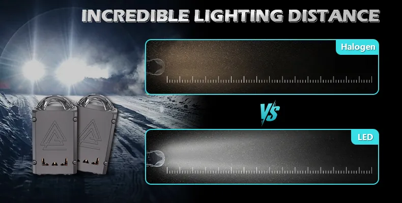 IATF-16949 1.8 Inch 30W 1200lm Matrix Bi LED Projector Lens Light Triple-Direct Spot Lens Auto Matrix LED Module LED Headlight