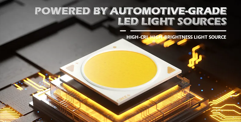 IATF-16949 1.8 Inch 30W 1200lm Matrix Bi LED Projector Lens Light Triple-Direct Spot Lens Auto Matrix LED Module LED Headlight