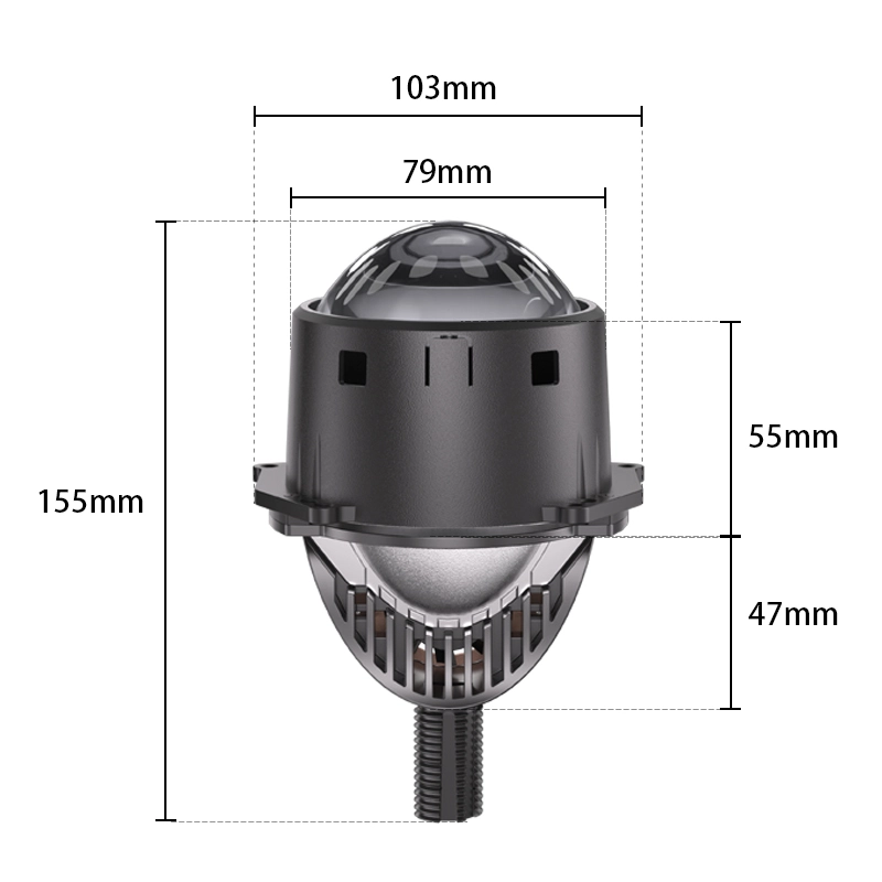 GTR Premium Headlamp 3.0 Inch Led Projector Lens Bi Led Lens for Led Headlight Auto Lighting System
