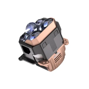 Premium 55W/85W 5 Eyes Direct LED LENS Module Double Reflective Cups Bifocal Lens Projector Car Led Headlight for Retrofit