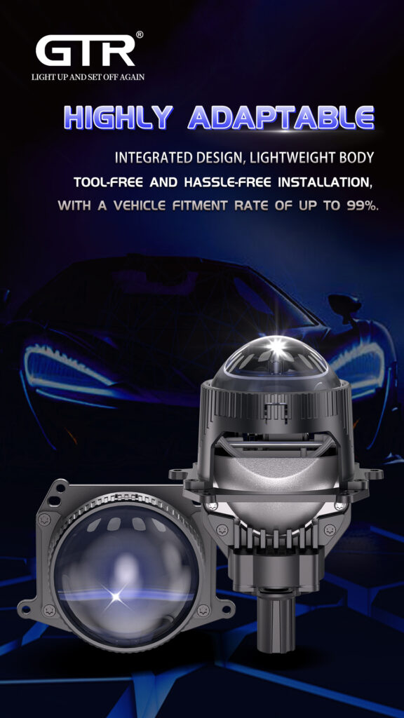 CE Approved LS28 Newest 2.5 Inch Bi LED Projector for Headlight car light upgrade for wholesales