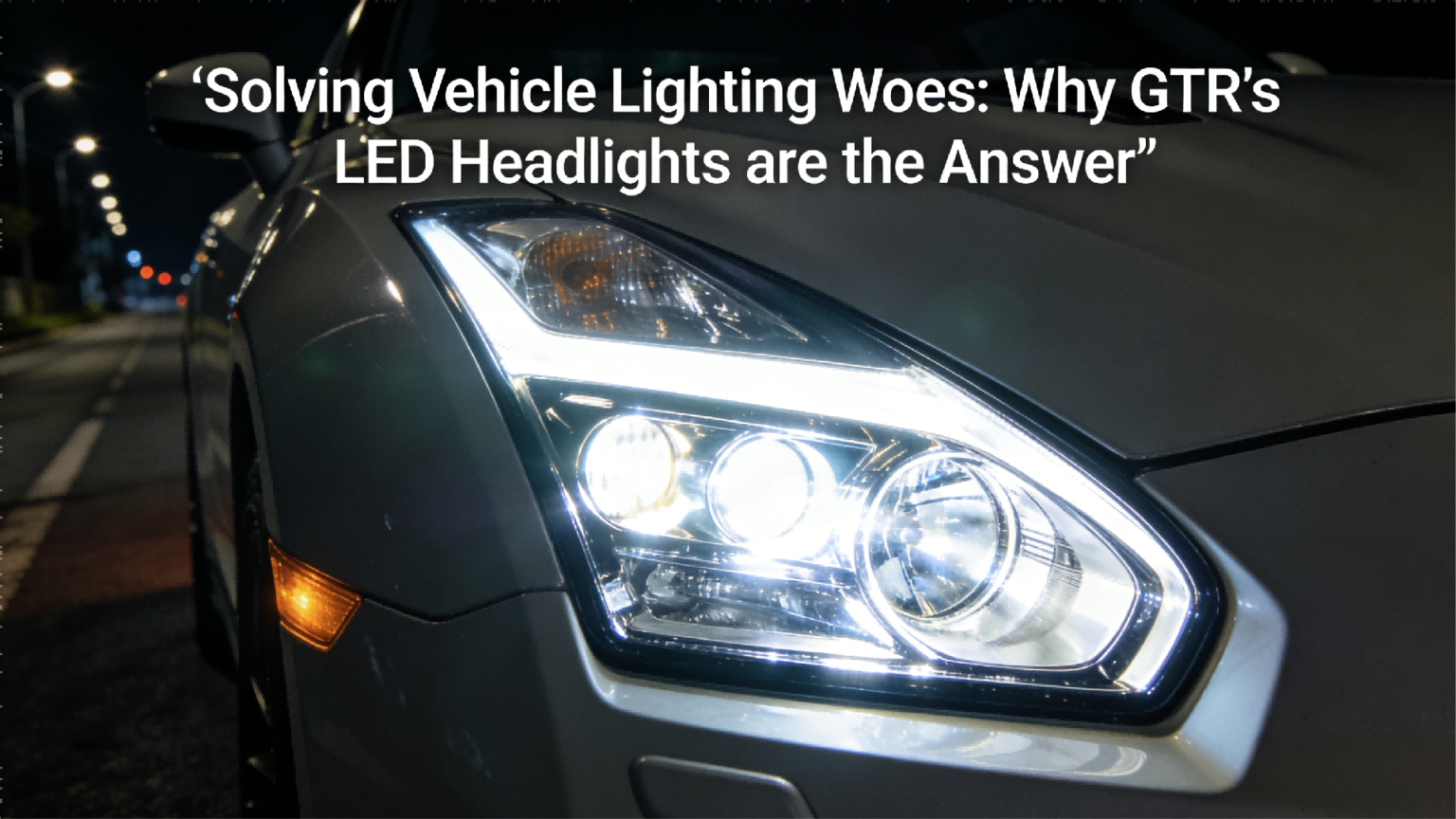 Over Lighting Problem Solving Vehicle Lighting Woes: Why GTR’s LED Headlights are the Answer ...