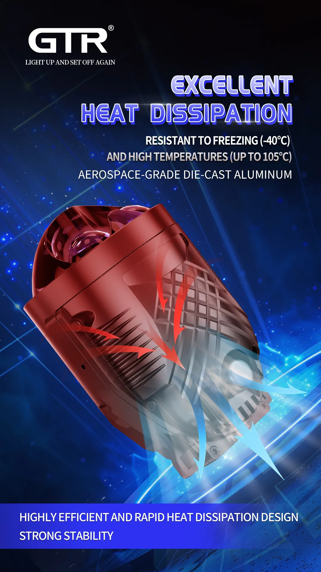 Customized 58W 12V 6+2 Chips Single Color 5800K Bi LED Lens Projector Fog Lamp With Double Direct Lasers for Vehicles