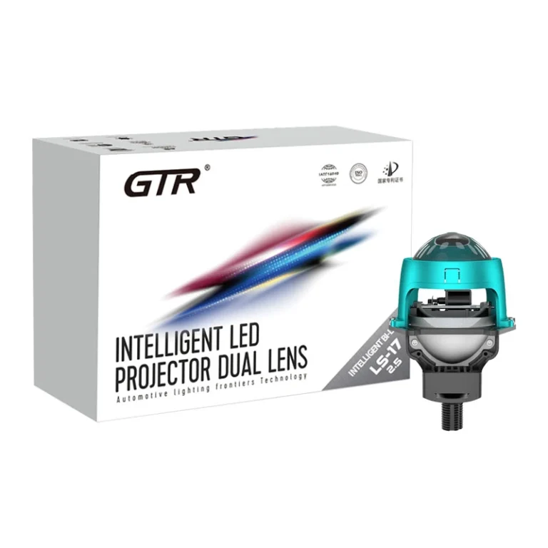 IATF-16949 2.5inch HD Bi-LED Projector Headlight Installation Universal Aluminum New 12V 5800K Double Reflectors LED Projector