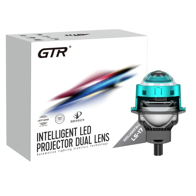 IATF-16949 3.0inch HD Bi-LED Projector Headlight Installation Universal Aluminum New 12V 5800K Double Reflectors LED Projector