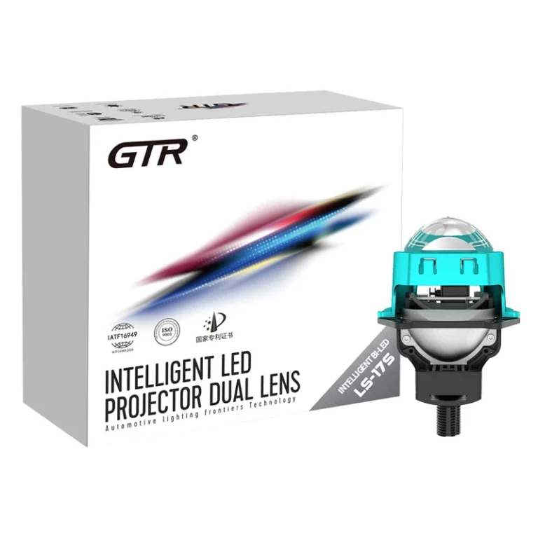 IATF-16949 3.0inch Square Type Bi-LED Projector Headlight Installation Universal Aluminum New 12V 5800K Double Reflectors LED Projector