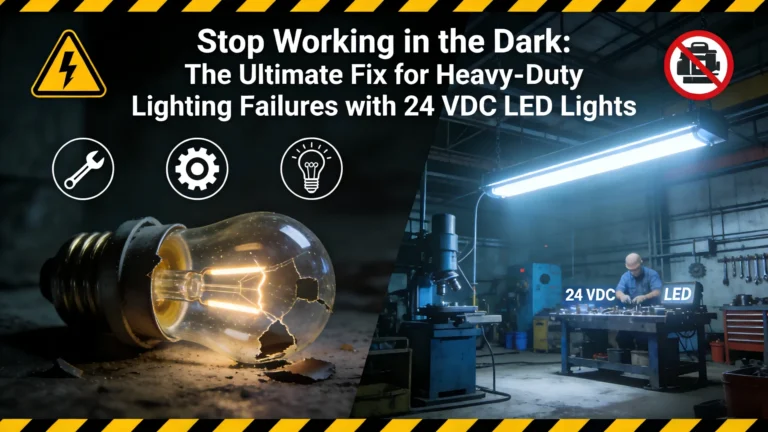 Stop Working in the Dark: The Ultimate Fix for Heavy-Duty Lighting Failures with 24 VDC LED Lights