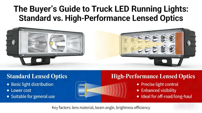 The Buyer’s Guide to Truck LED Running Lights: Standard vs. High-Performance Lensed Optics