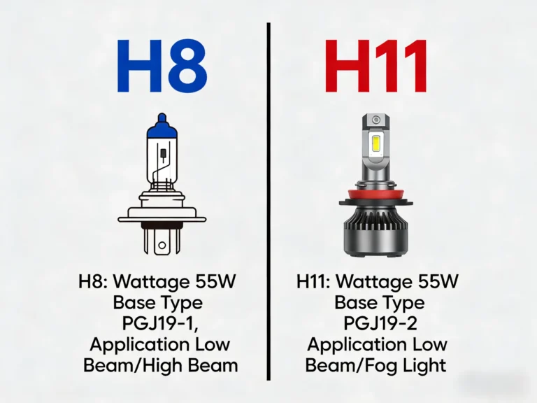 H8 vs H11 Comparison: A Master Guide for Automotive Lighting Upgrades